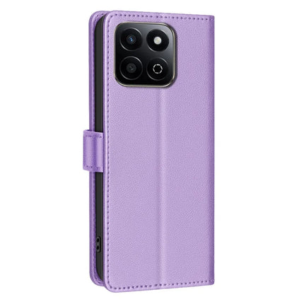 BINFEN COLOR BF32 For Honor X7c 4G / 200 Smart 5G Leather Case Wallet RFID Blocking Phone Cover