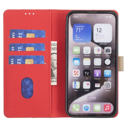 BINFEN COLOR BF33 for Honor X5b Leather Case Splicing Color RFID Blocking