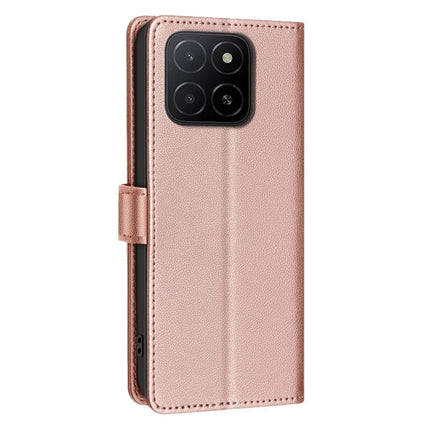 BINFEN COLOR BF32 For Honor X5b Leather Case Wallet RFID Blocking Phone Cover