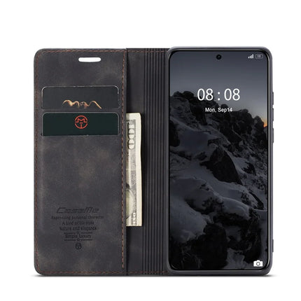 For Huawei Mate 60 Case CASEME 013 Series Card Holder Stand Leather Phone Cover