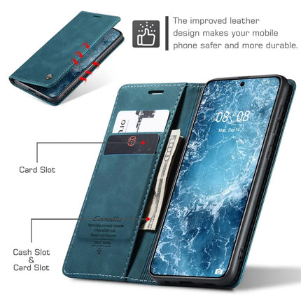 For Huawei Mate 60 Case CASEME 013 Series Card Holder Stand Leather Phone Cover