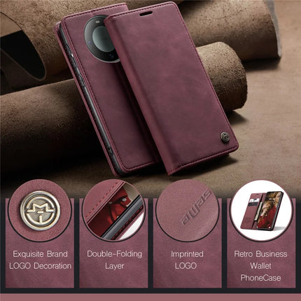 For Huawei Mate 60 Pro+ / Huawei Mate 60 Pro Case CASEME 013 Series Card Holder Stand Leather Phone Cover