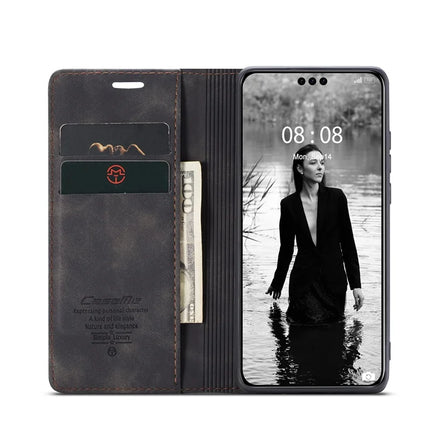 For Huawei Mate 60 Pro+ / Huawei Mate 60 Pro Case CASEME 013 Series Card Holder Stand Leather Phone Cover