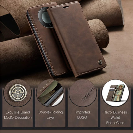 For Huawei Mate 60 Pro+ / Huawei Mate 60 Pro Case CASEME 013 Series Card Holder Stand Leather Phone Cover
