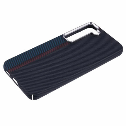 For Samsung Galaxy S23 Case Compatible with MagSafe Carbon Fiber Texture Water-Transfer PC Phone Cover