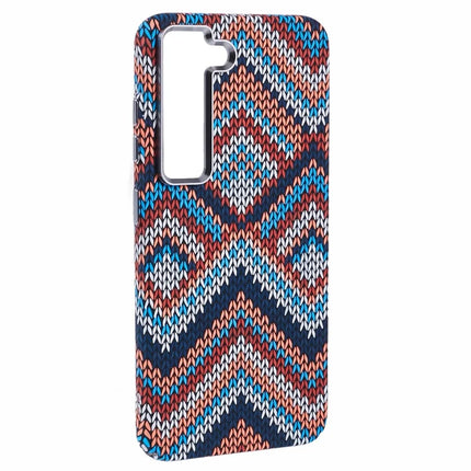 For Samsung Galaxy S23 Case Compatible with MagSafe Carbon Fiber Texture Water-Transfer PC Phone Cover