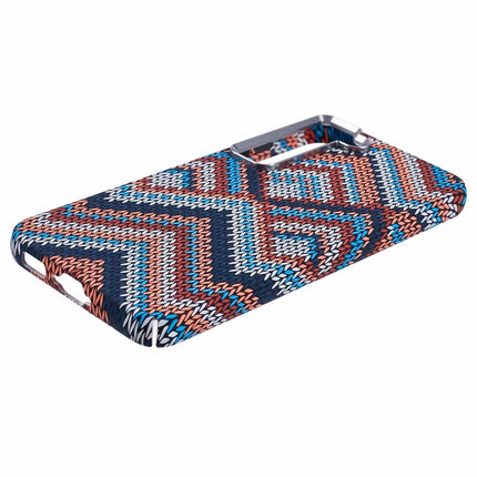 For Samsung Galaxy S23 Case Compatible with MagSafe Carbon Fiber Texture Water-Transfer PC Phone Cover