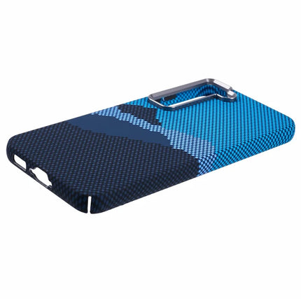 For Samsung Galaxy S23 Case Compatible with MagSafe Carbon Fiber Texture Water-Transfer PC Phone Cover