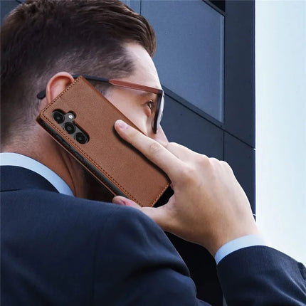 For Samsung Galaxy A16 4G / 5G Wallet Case Magnetic Closure PU Leather Phone Cover