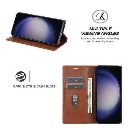 For Samsung Galaxy A16 4G / 5G Wallet Case Magnetic Closure PU Leather Phone Cover