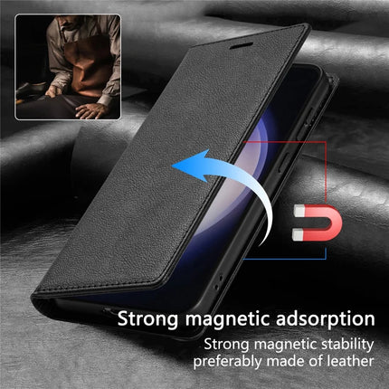 For Samsung Galaxy A16 4G / 5G Wallet Case Magnetic Closure PU Leather Phone Cover