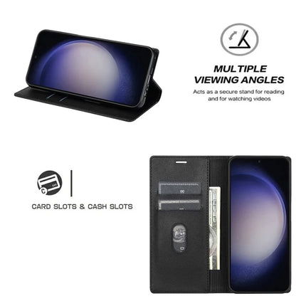 For Samsung Galaxy A16 4G / 5G Wallet Case Magnetic Closure PU Leather Phone Cover
