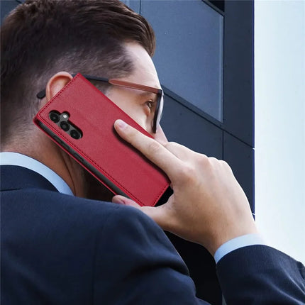 For Samsung Galaxy A16 4G / 5G Wallet Case Magnetic Closure PU Leather Phone Cover