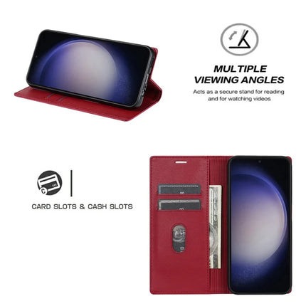 For Samsung Galaxy A16 4G / 5G Wallet Case Magnetic Closure PU Leather Phone Cover