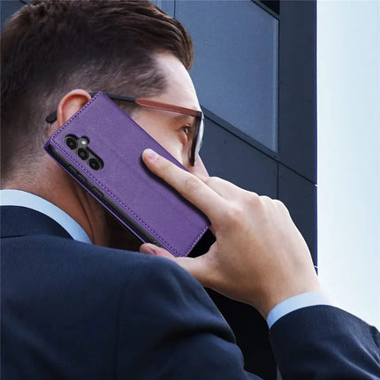 For Samsung Galaxy A16 4G / 5G Wallet Case Magnetic Closure PU Leather Phone Cover
