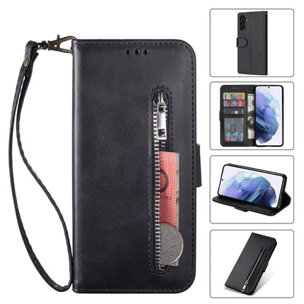 For Samsung Galaxy A16 4G / 5G Case Anti-Scratch Zipper Wallet Leather Phone Cover