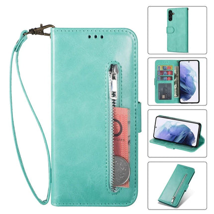 For Samsung Galaxy A16 4G / 5G Case Anti-Scratch Zipper Wallet Leather Phone Cover