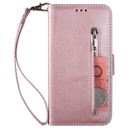 For Samsung Galaxy A16 4G / 5G Case Anti-Scratch Zipper Wallet Leather Phone Cover