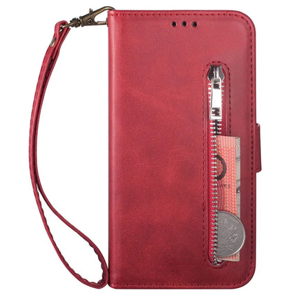 For Samsung Galaxy A16 4G / 5G Case Anti-Scratch Zipper Wallet Leather Phone Cover