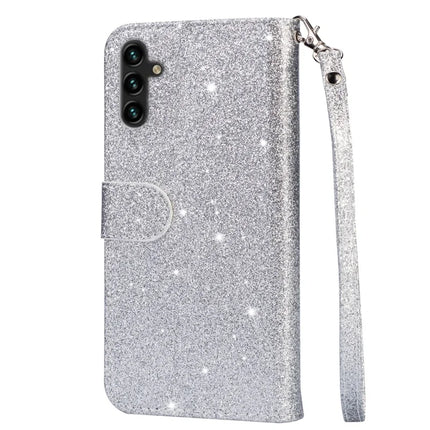 For Samsung Galaxy A16 5G  /  4G Stand Case Glitter Phone Leather Cover Zipper Pocket