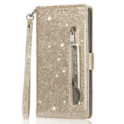 For Samsung Galaxy A16 5G  /  4G Stand Case Glitter Phone Leather Cover Zipper Pocket