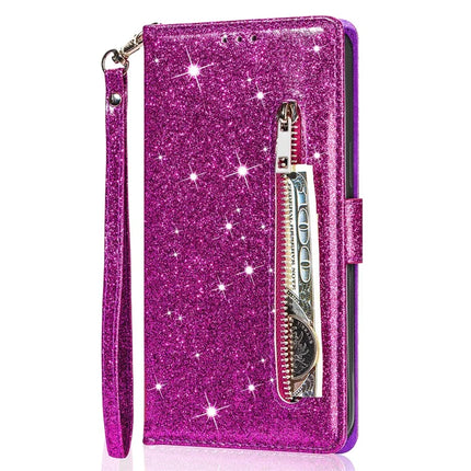 For Samsung Galaxy A16 5G  /  4G Stand Case Glitter Phone Leather Cover Zipper Pocket