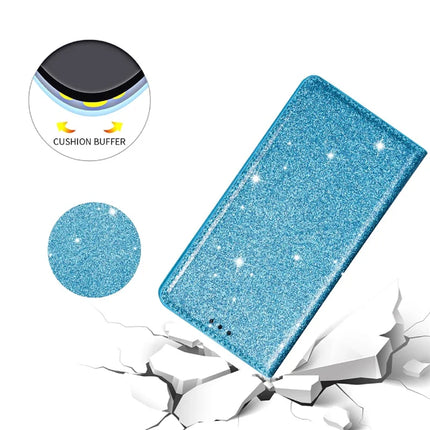 For Samsung Galaxy A16 5G  /  4G Case Glittery PU Leather+TPU Card Slot Phone Cover