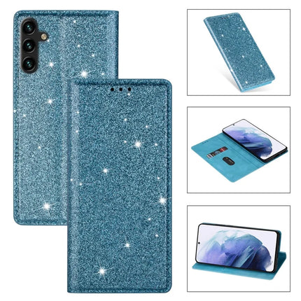 For Samsung Galaxy A16 5G  /  4G Case Glittery PU Leather+TPU Card Slot Phone Cover