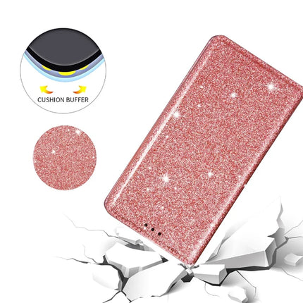 For Samsung Galaxy A16 5G  /  4G Case Glittery PU Leather+TPU Card Slot Phone Cover