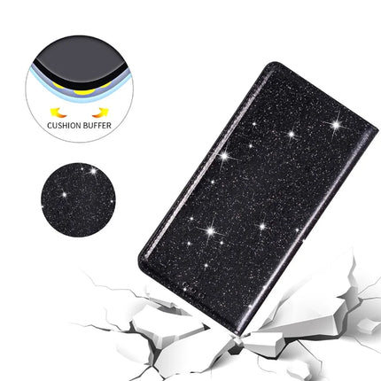 For Samsung Galaxy A16 5G  /  4G Case Glittery PU Leather+TPU Card Slot Phone Cover