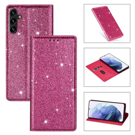For Samsung Galaxy A16 5G  /  4G Case Glittery PU Leather+TPU Card Slot Phone Cover