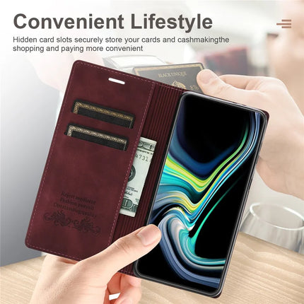 For Samsung Galaxy A16 4G / 5G Wallet Case Magnetic Closing Leather Phone Cover