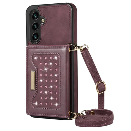 For Samsung Galaxy A16 5G  /  4G Case Wallet RFID Blocking TPU Leather Phone Cover with Lanyard