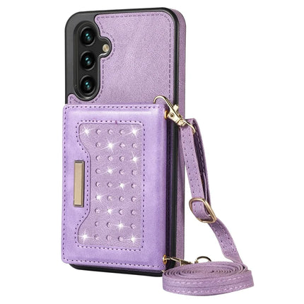 For Samsung Galaxy A16 5G  /  4G Case Wallet RFID Blocking TPU Leather Phone Cover with Lanyard