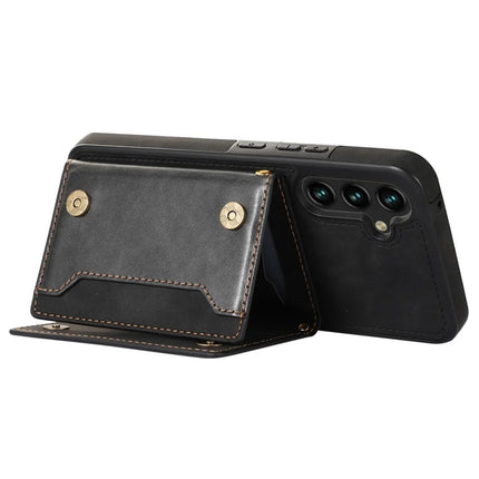 For Samsung Galaxy A16 5G  /  4G Case Wallet RFID Blocking TPU Leather Phone Cover with Lanyard