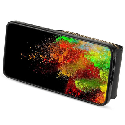 For Samsung Galaxy A16 5G  /  4G Case Zipper Wallet Leather+TPU Phone Cover with Strap