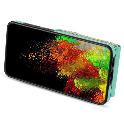 For Samsung Galaxy A16 5G  /  4G Case Zipper Wallet Leather+TPU Phone Cover with Strap