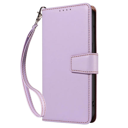 For Samsung Galaxy S23 Ultra Case RFID Blocking PU Leather Wallet Flip Phone Cover with Wrist Strap