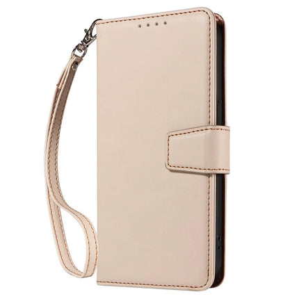 For Samsung Galaxy S23 Ultra Case RFID Blocking PU Leather Wallet Flip Phone Cover with Wrist Strap