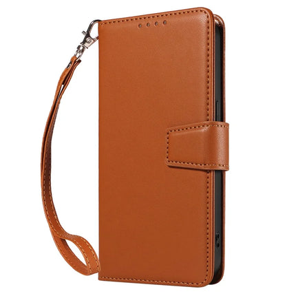 For Samsung Galaxy S23 Ultra Case RFID Blocking PU Leather Wallet Flip Phone Cover with Wrist Strap