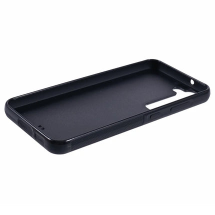 For Samsung Galaxy S23 Magnetic Case Forged Texture Aramid Fiber+TPU Anti-Slip Phone Cover