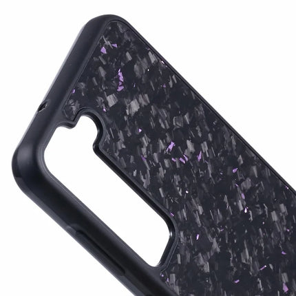 For Samsung Galaxy S23 Magnetic Case Forged Texture Aramid Fiber+TPU Anti-Slip Phone Cover