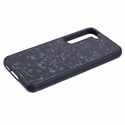 For Samsung Galaxy S23 Magnetic Case Forged Texture Aramid Fiber+TPU Anti-Slip Phone Cover