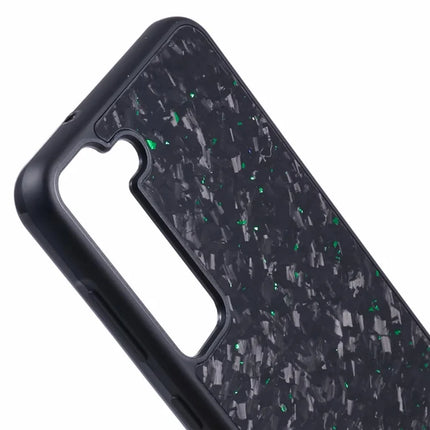 For Samsung Galaxy S23 Magnetic Case Forged Texture Aramid Fiber+TPU Anti-Slip Phone Cover