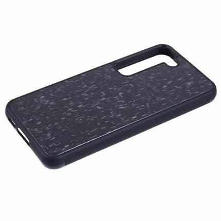 For Samsung Galaxy S23 Magnetic Case Forged Texture Aramid Fiber+TPU Anti-Slip Phone Cover