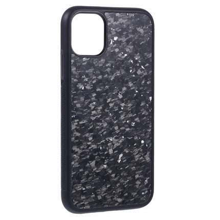 For iPhone 11 Magnetic Case Forged Texture Aramid Fiber+TPU Anti-Slip Phone Cover