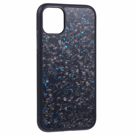 For iPhone 11 Magnetic Case Forged Texture Aramid Fiber+TPU Anti-Slip Phone Cover