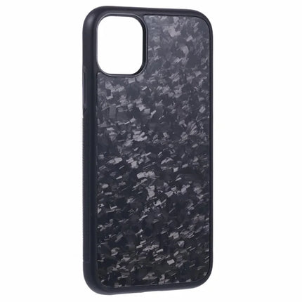 For iPhone 11 Magnetic Case Forged Texture Aramid Fiber+TPU Anti-Slip Phone Cover