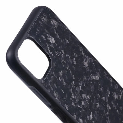 For iPhone 11 Magnetic Case Forged Texture Aramid Fiber+TPU Anti-Slip Phone Cover