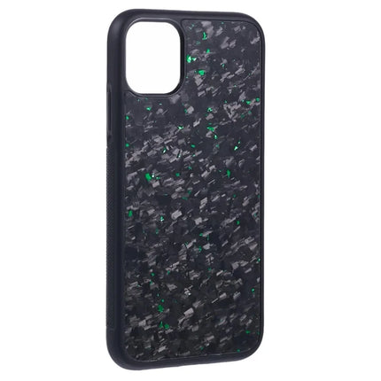 For iPhone 11 Magnetic Case Forged Texture Aramid Fiber+TPU Anti-Slip Phone Cover